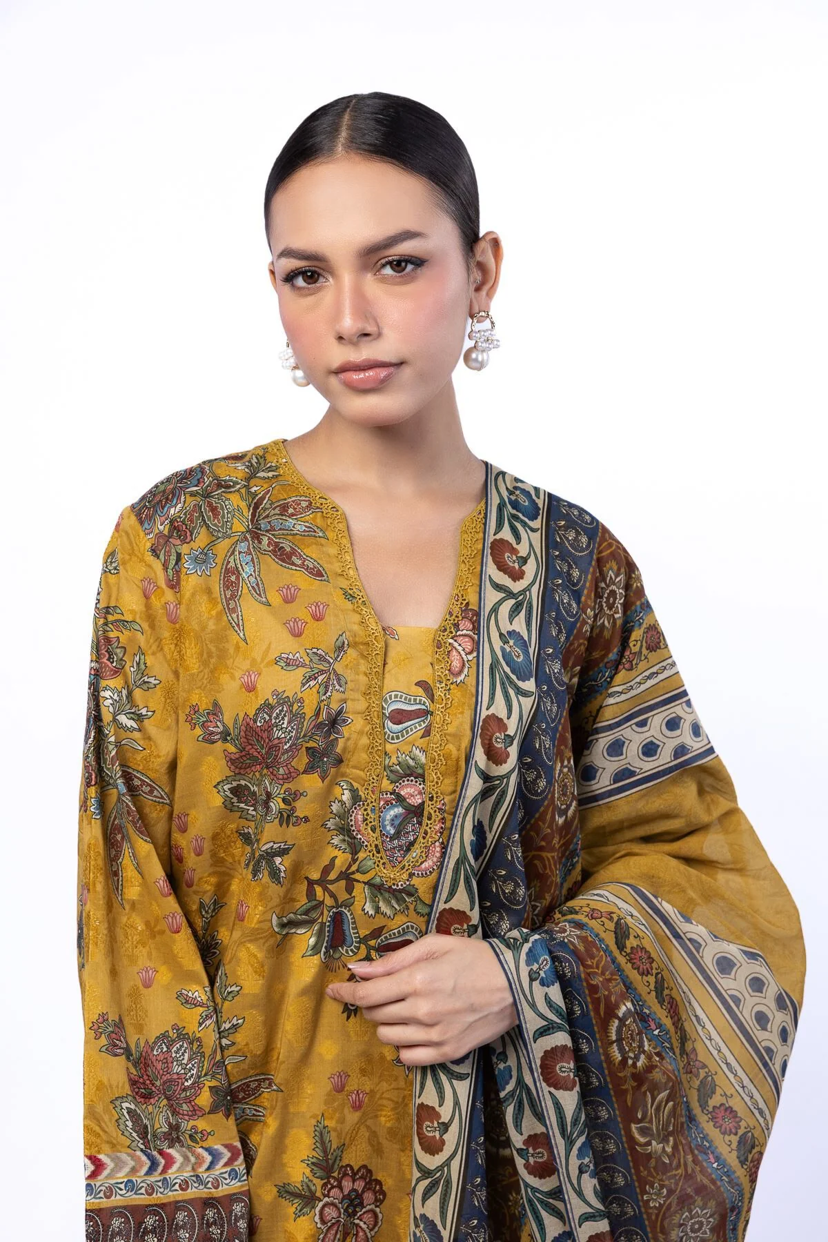 Khaadi A22-26-101FI-VG_MULTI Fabrics First Bloom 2026 - Image 2