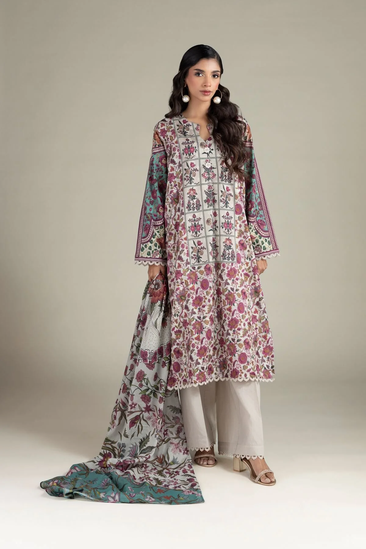 Khaadi A22-26-101FJ-VG_MULTI Fabrics First Bloom 2026
