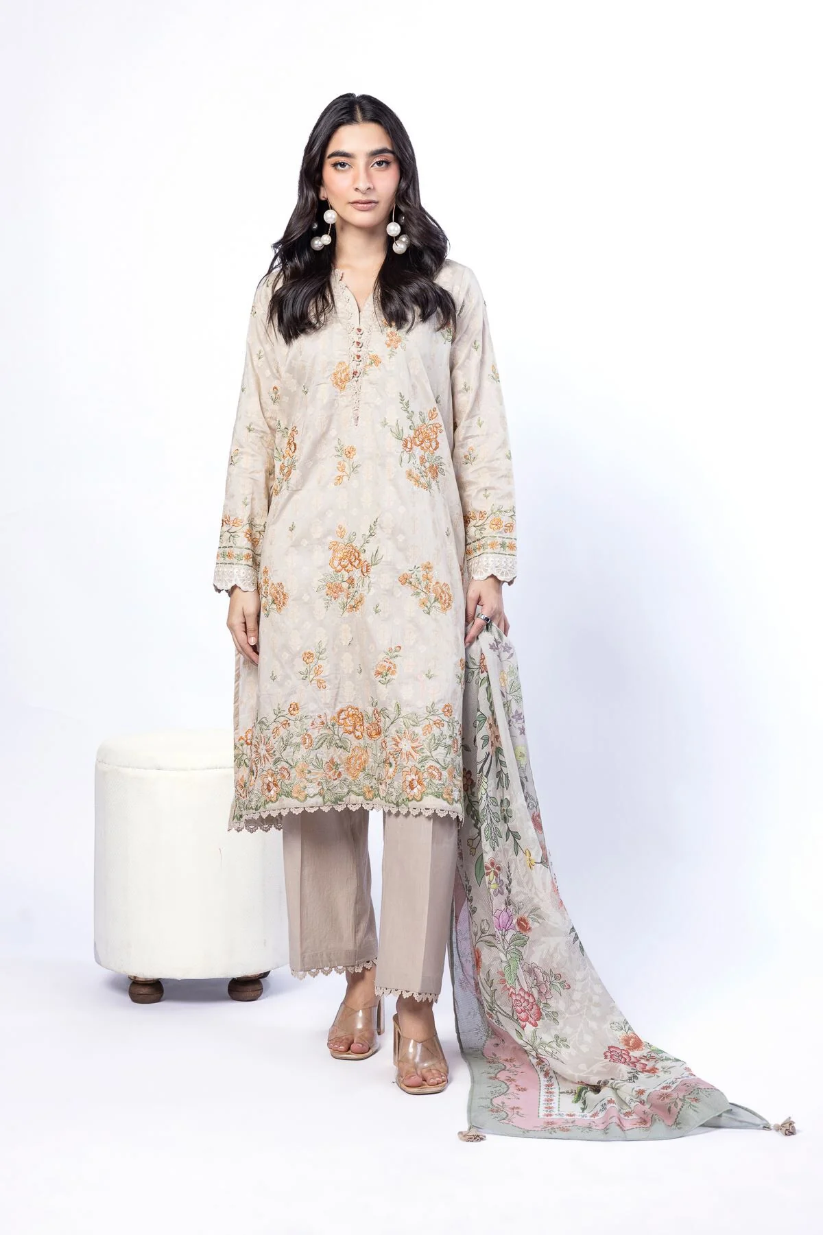 Khaadi A22-26-107FE-VG_MULTI Fabrics First Bloom 2026