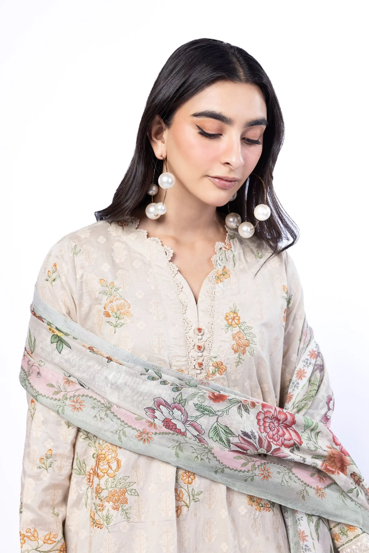 Khaadi A22-26-107FE-VG_MULTI Fabrics First Bloom 2026 - Image 2