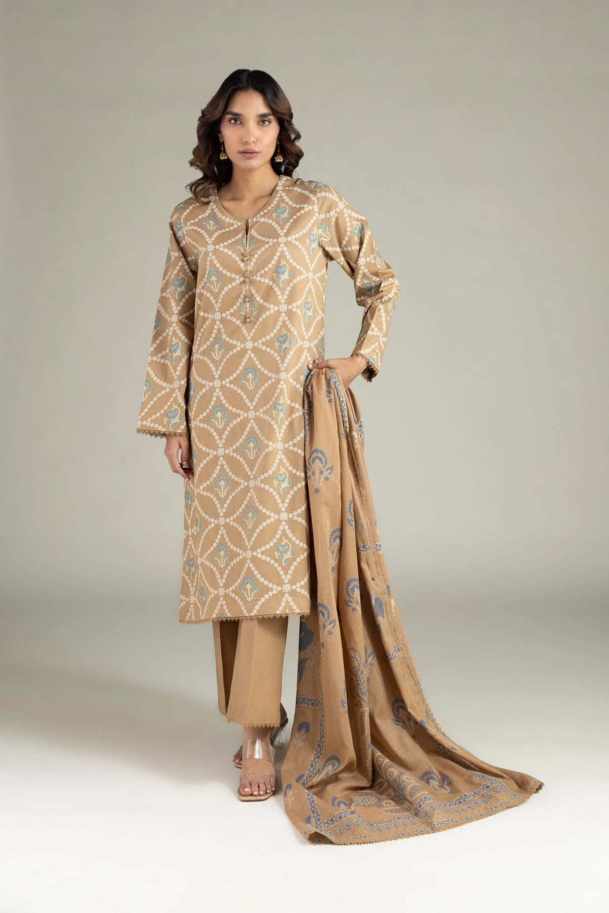 Khaadi A22-26-111FI2 Lawn Collection 2026
