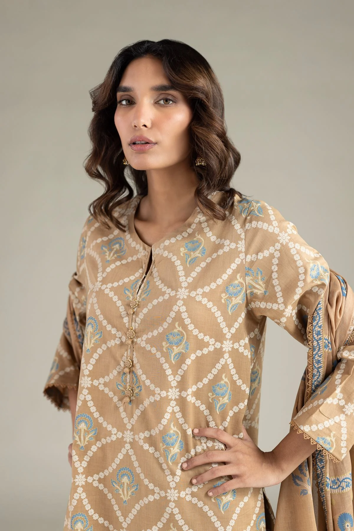 Khaadi A22-26-111FI2 Lawn Collection 2026 - Image 2