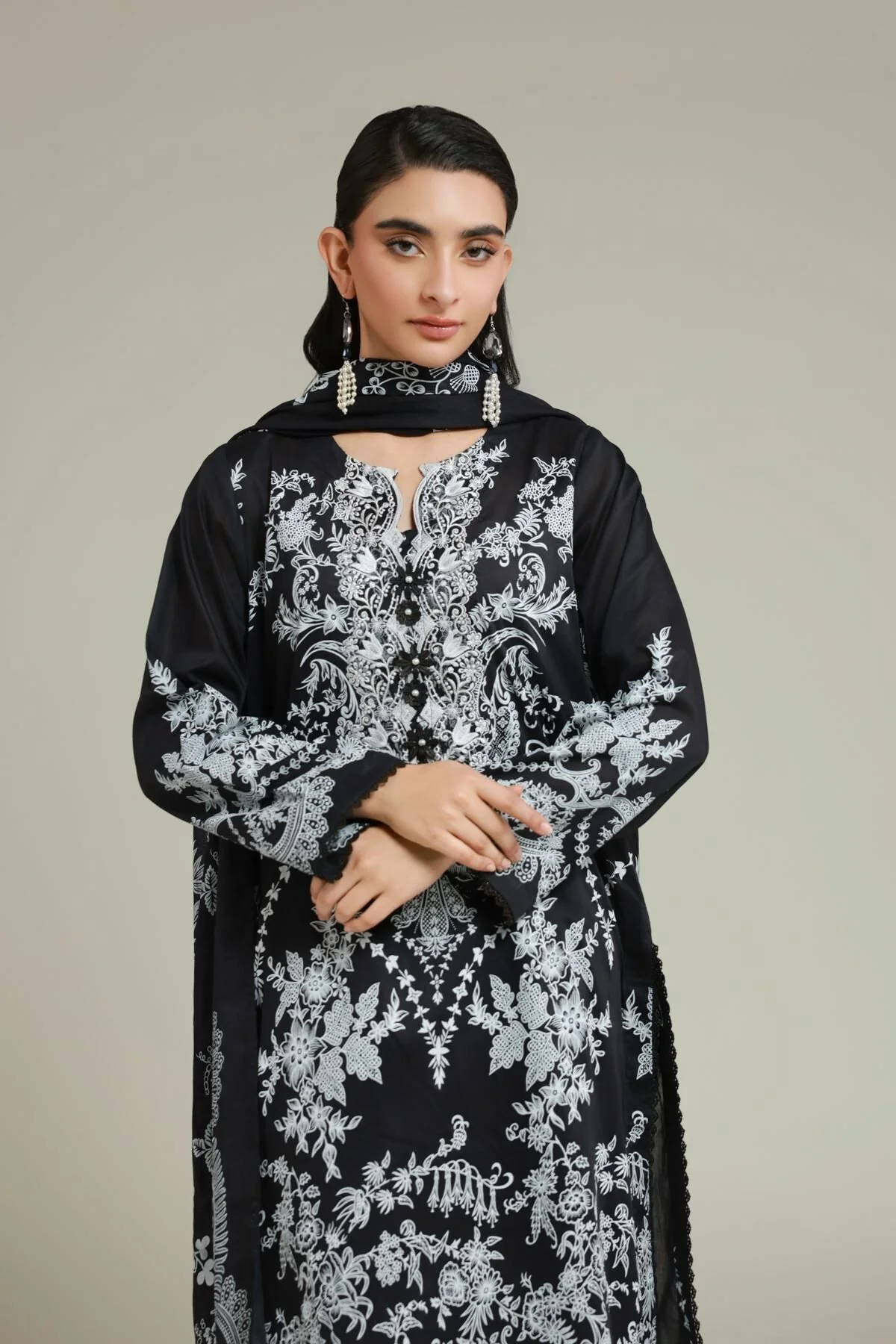 Khaadi A22-26-113FI1 Lawn Collection 2026 - Image 2