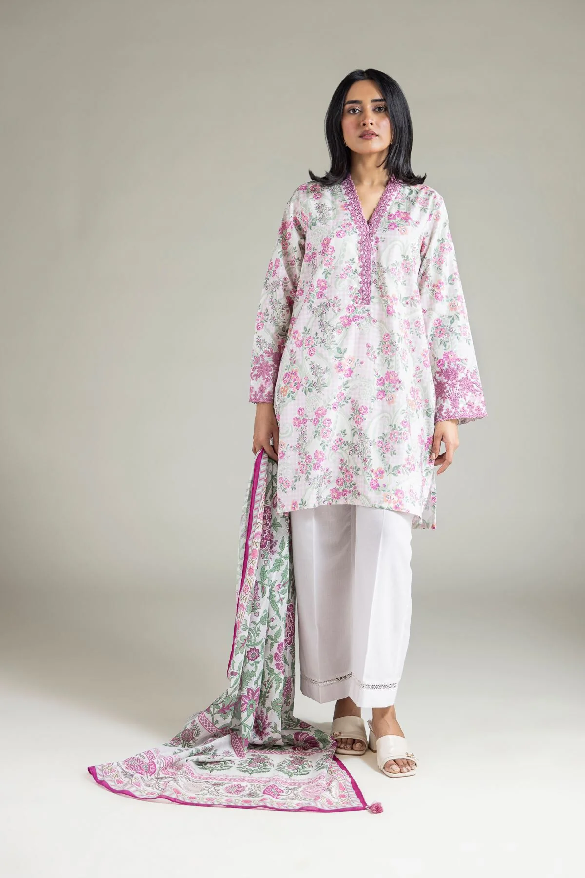 Khaadi A22-26-120FI1 Lawn Collection 2026