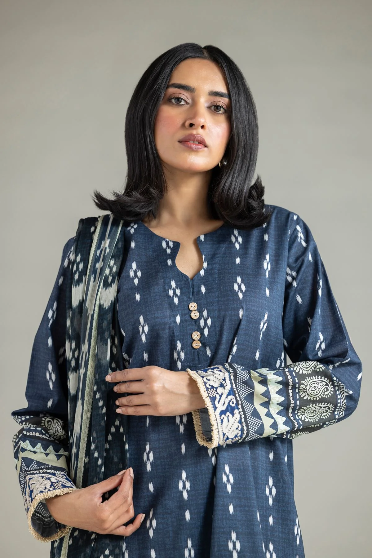 Khaadi A22-26-121FH1 Lawn Collection 2026 - Image 2
