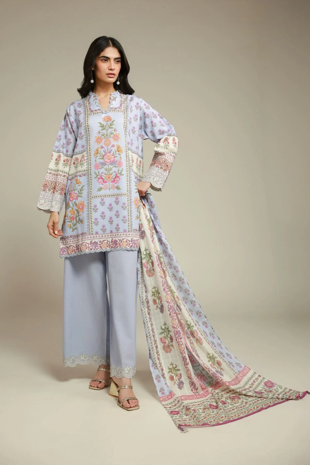 Khaadi A22-26-124FA2 Lawn Collection 2026