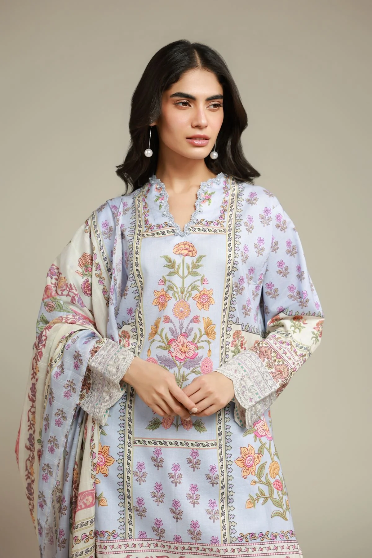 Khaadi A22-26-124FA2 Lawn Collection 2026 - Image 2