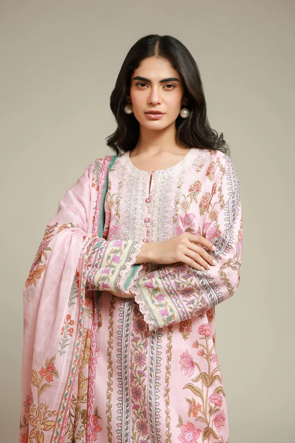 Khaadi A22-26-124FB2 Lawn Collection 2026 - Image 2