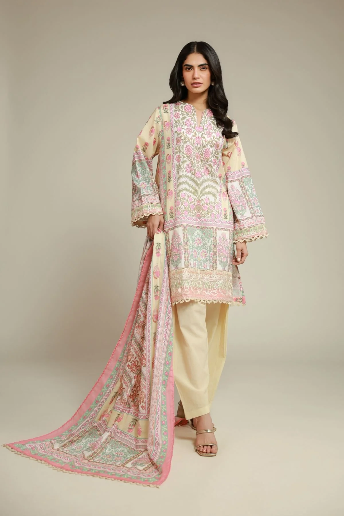 Khaadi A22-26-124FC1 Lawn Collection 2026