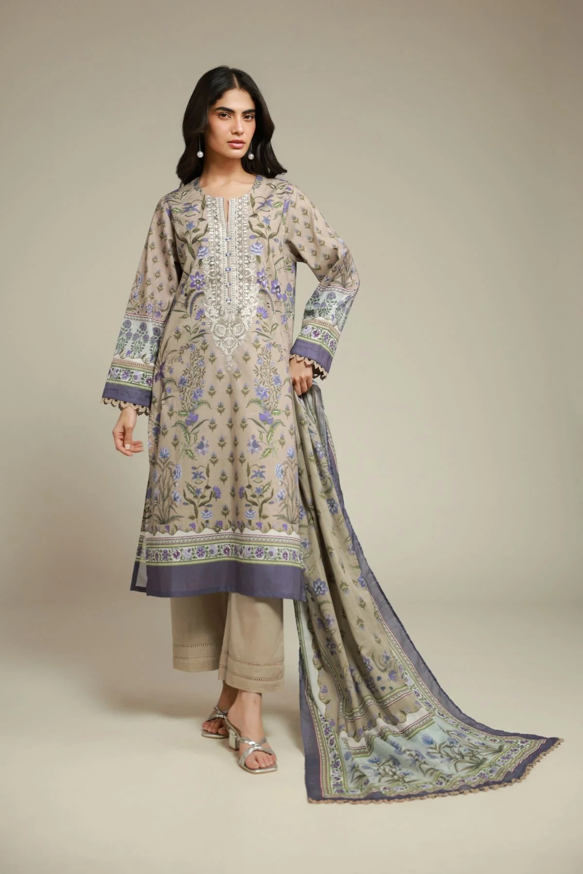 Khaadi A22-26-124FJ2 Lawn Collection 2026