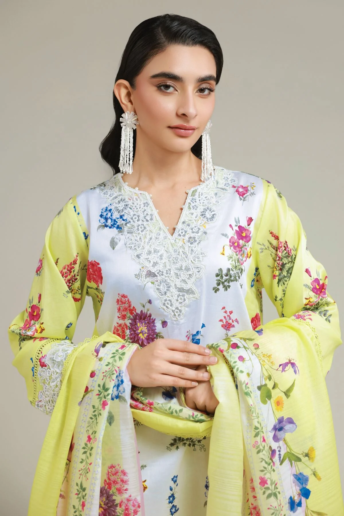Khaadi A33-26-110FB2-VG_MULTI Fabrics First Bloom 2026 - Image 2