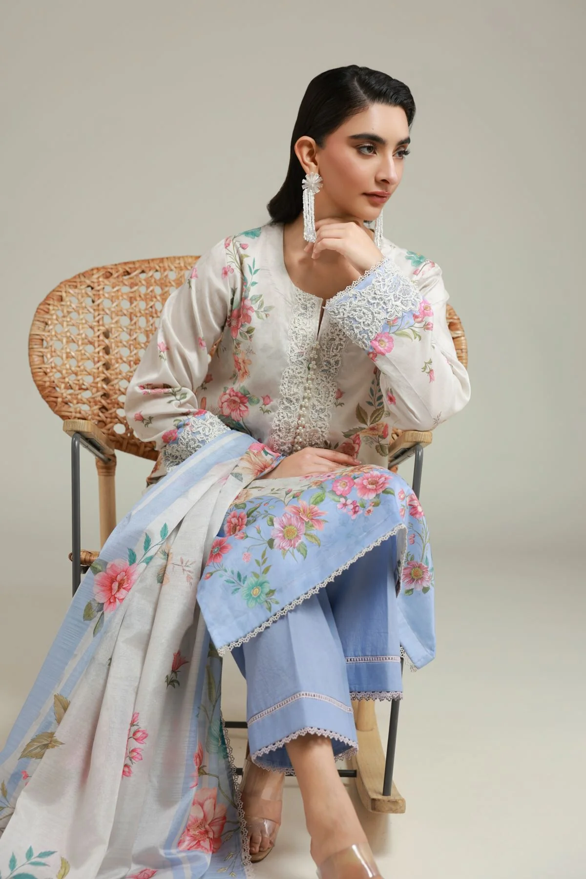 Khaadi A33-26-110FD1-VG_MULTI Fabrics First Bloom 2026 - Image 2