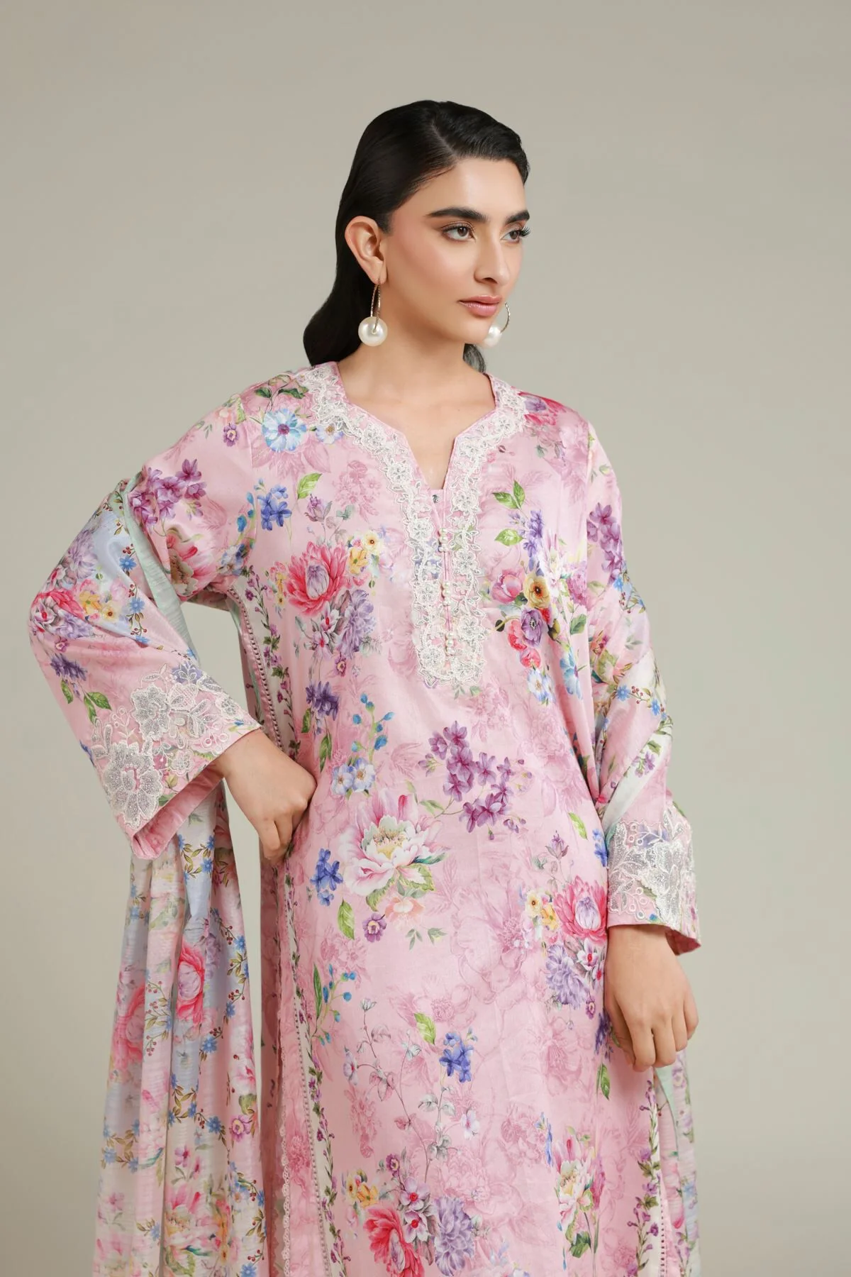 Khaadi A33-26-110FE1-VG_MULTI Fabrics First Bloom 2026 - Image 2