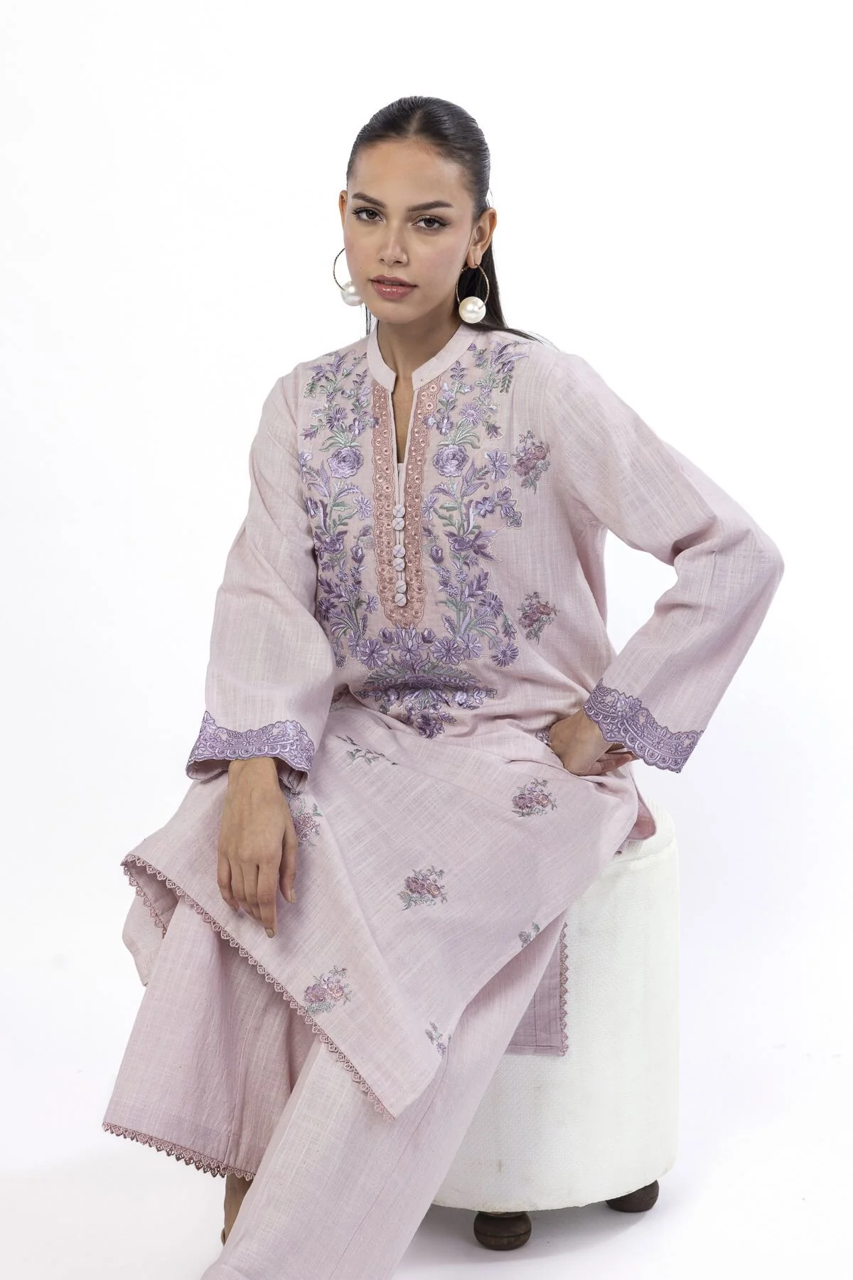 Khaadi CHD20YB Fabrics 2 Piece Top and Bottom 2025 - Image 2