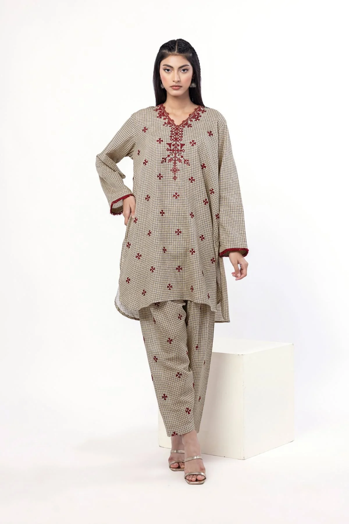 Khaadi KW51B Fabrics 2 Piece Top and Bottom 2025