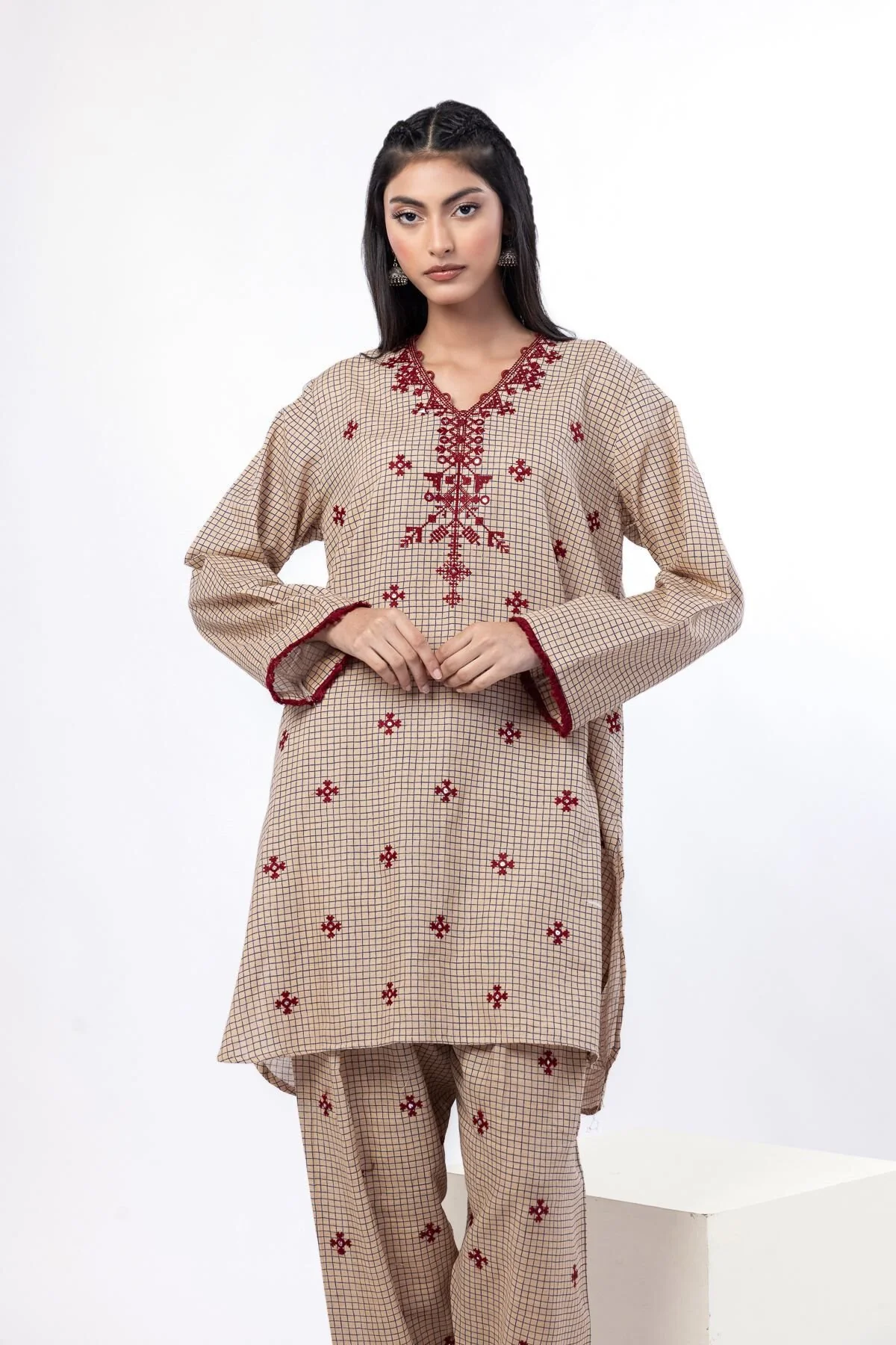 Khaadi KW51B Fabrics 2 Piece Top and Bottom 2025 - Image 2