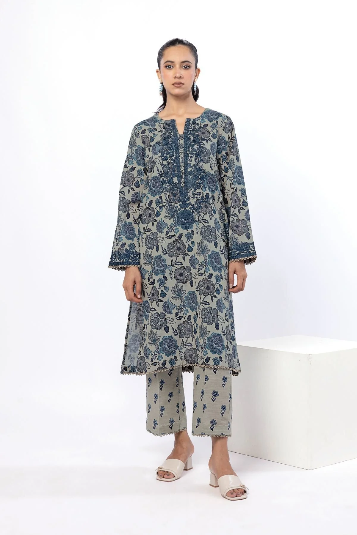 Khaadi LKN51YB Fabrics 2 Piece Top and Bottom 2025