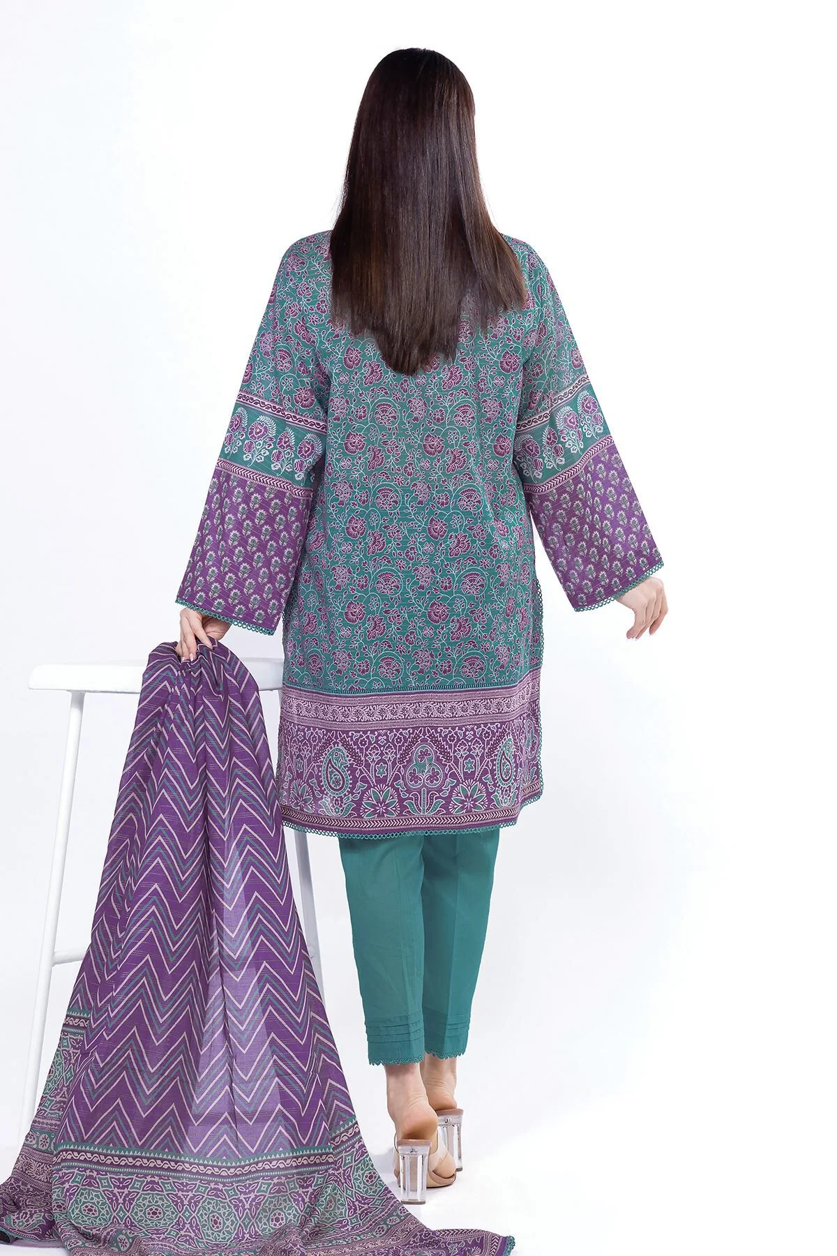 Khaadi MN11B-VG Spring Summer Lawn 2025 - Image 2