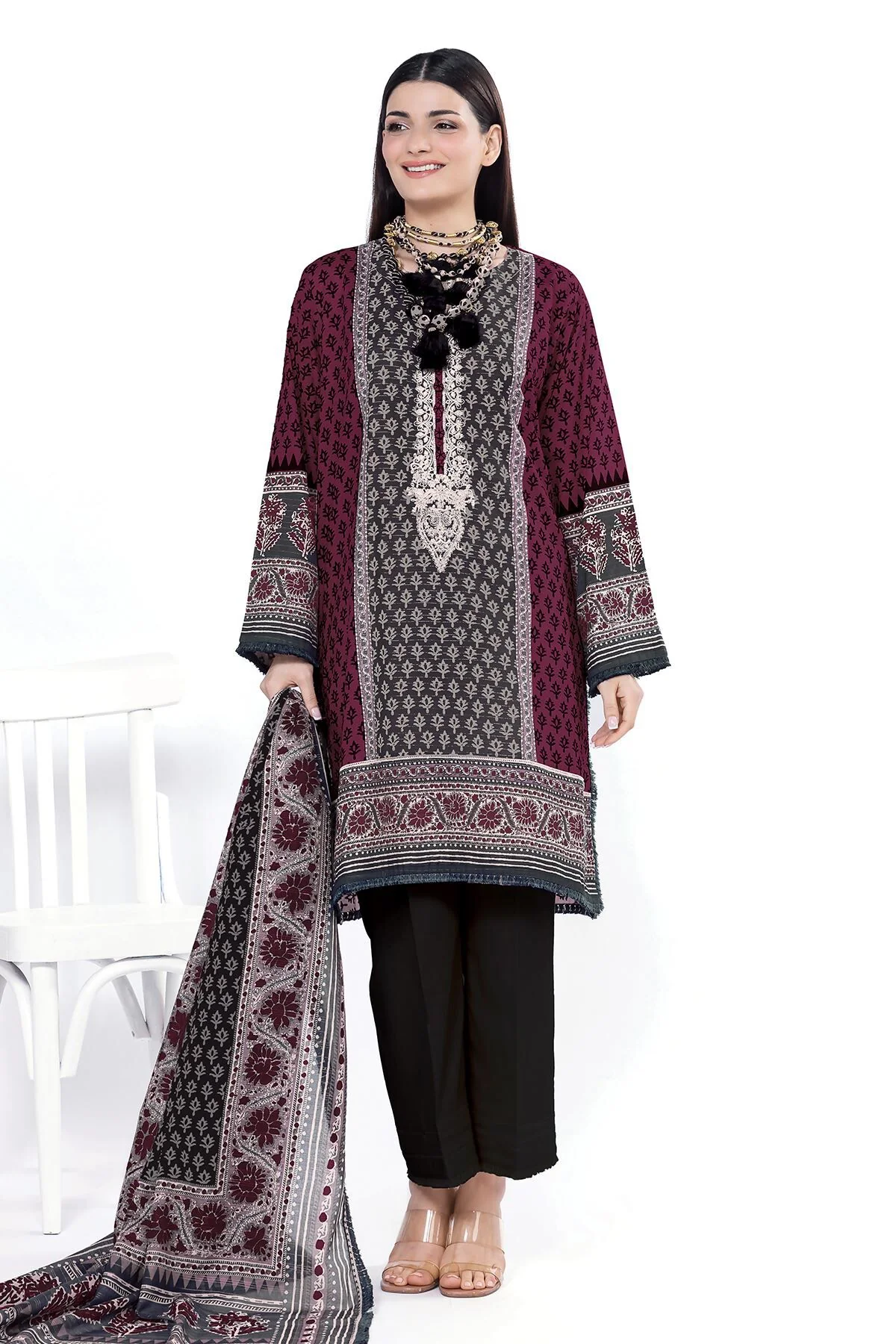 Khaadi MN14B-VG Spring Summer Lawn 2025