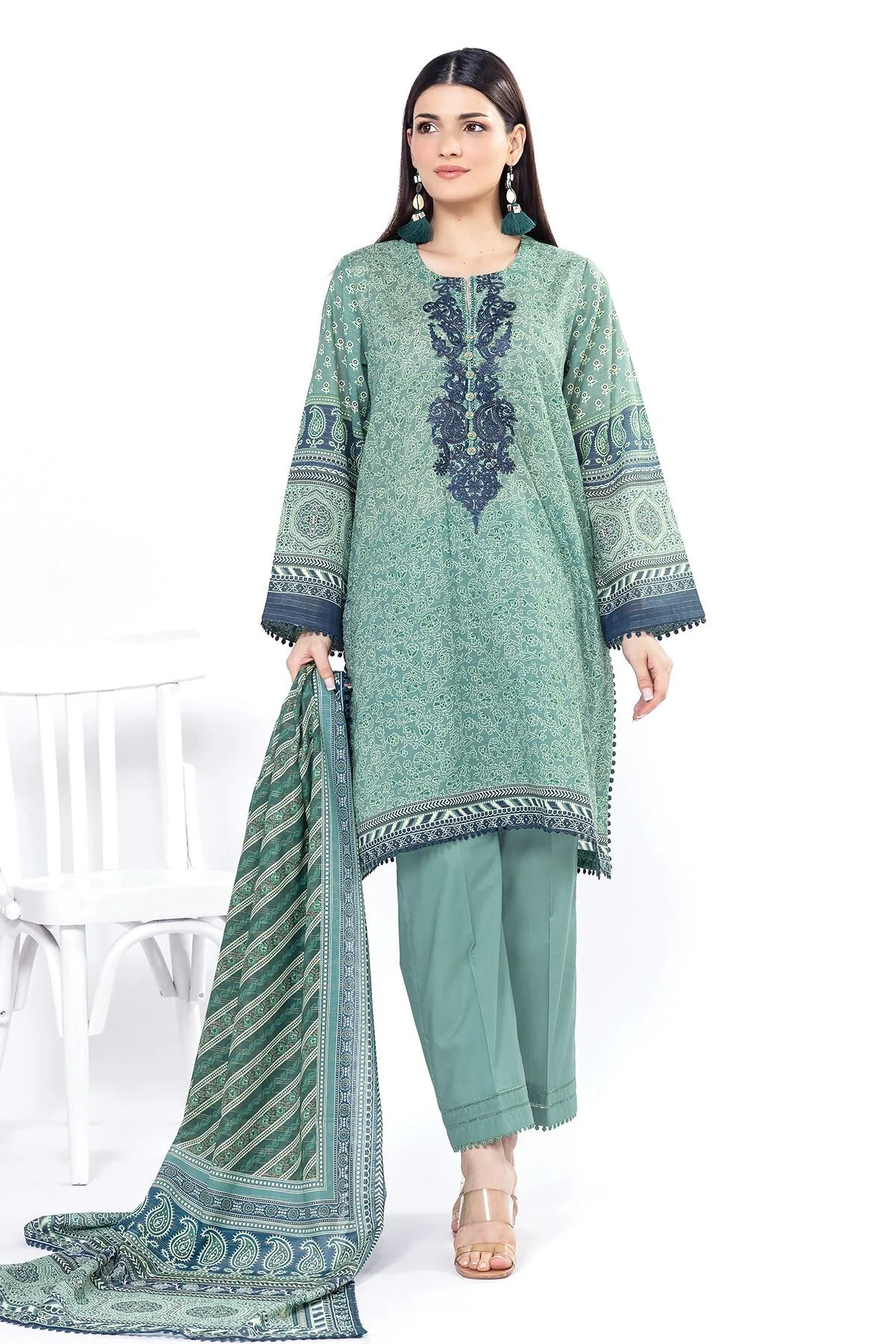 Khaadi MN15B-VG Spring Summer Lawn 2025