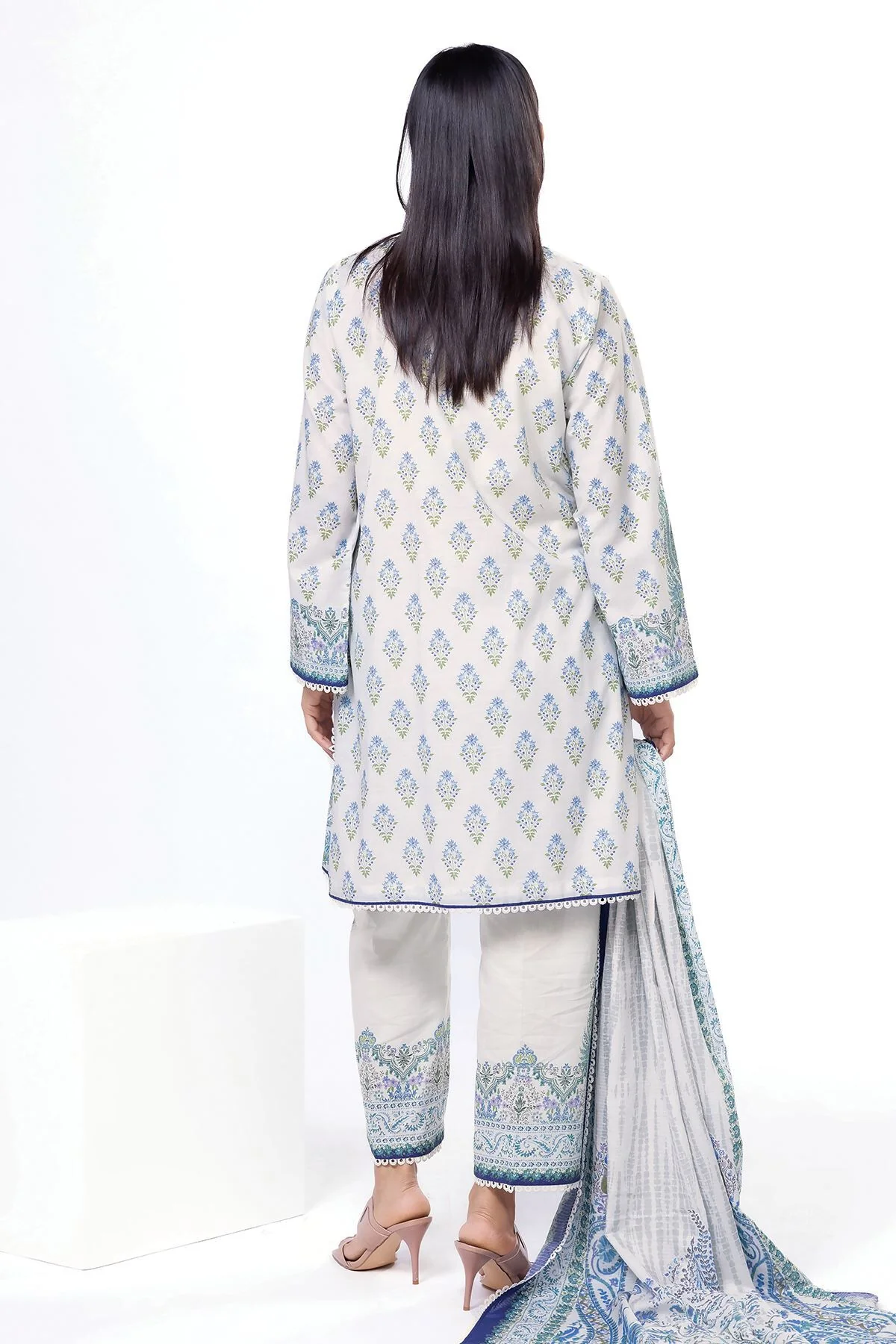 Khaadi SLN01A-VG Spring Summer Lawn 2025 - Image 2