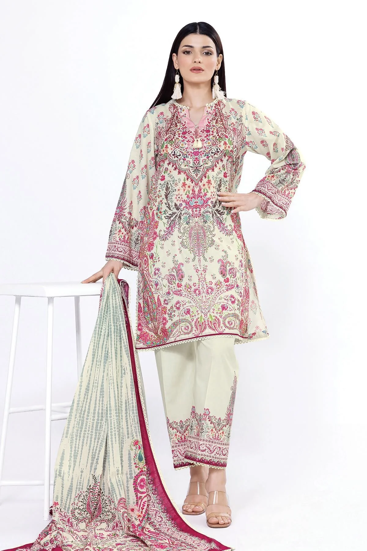 Khaadi SLN01B-VG Spring Summer Lawn 2025