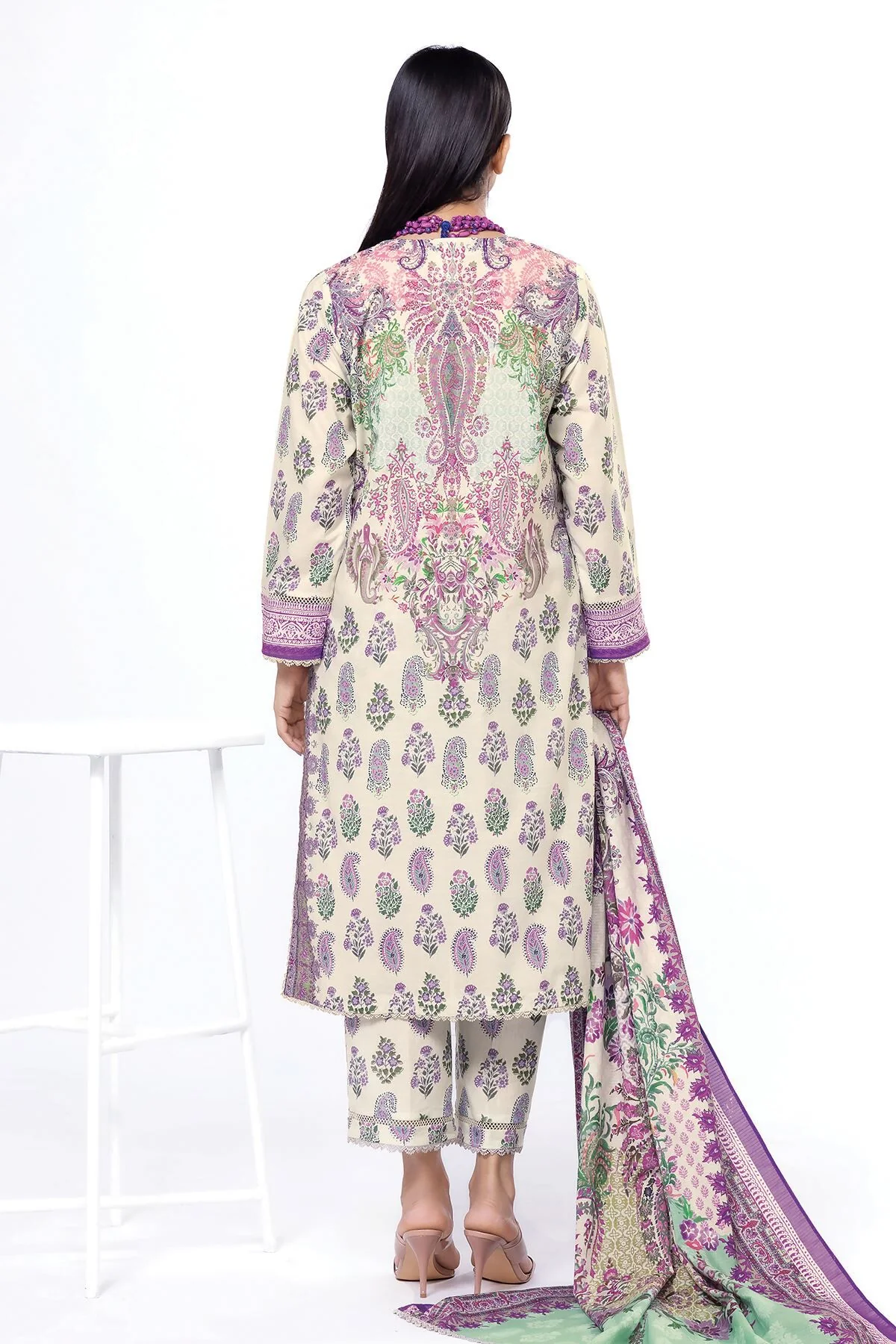 Khaadi SLN04A-VG Spring Summer Lawn 2025 - Image 2