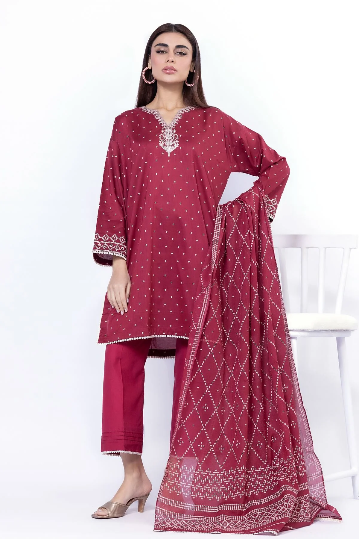 Khaadi SS257A-VG Spring Summer Lawn 2025