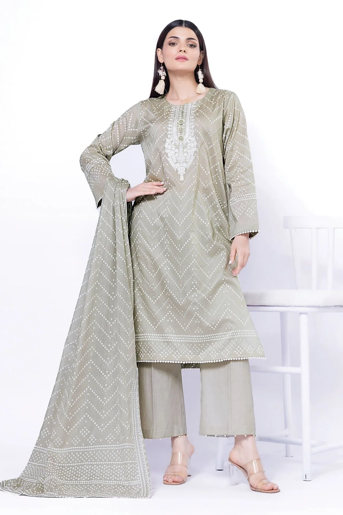 Khaadi SS259A-VG Spring Summer Lawn 2025
