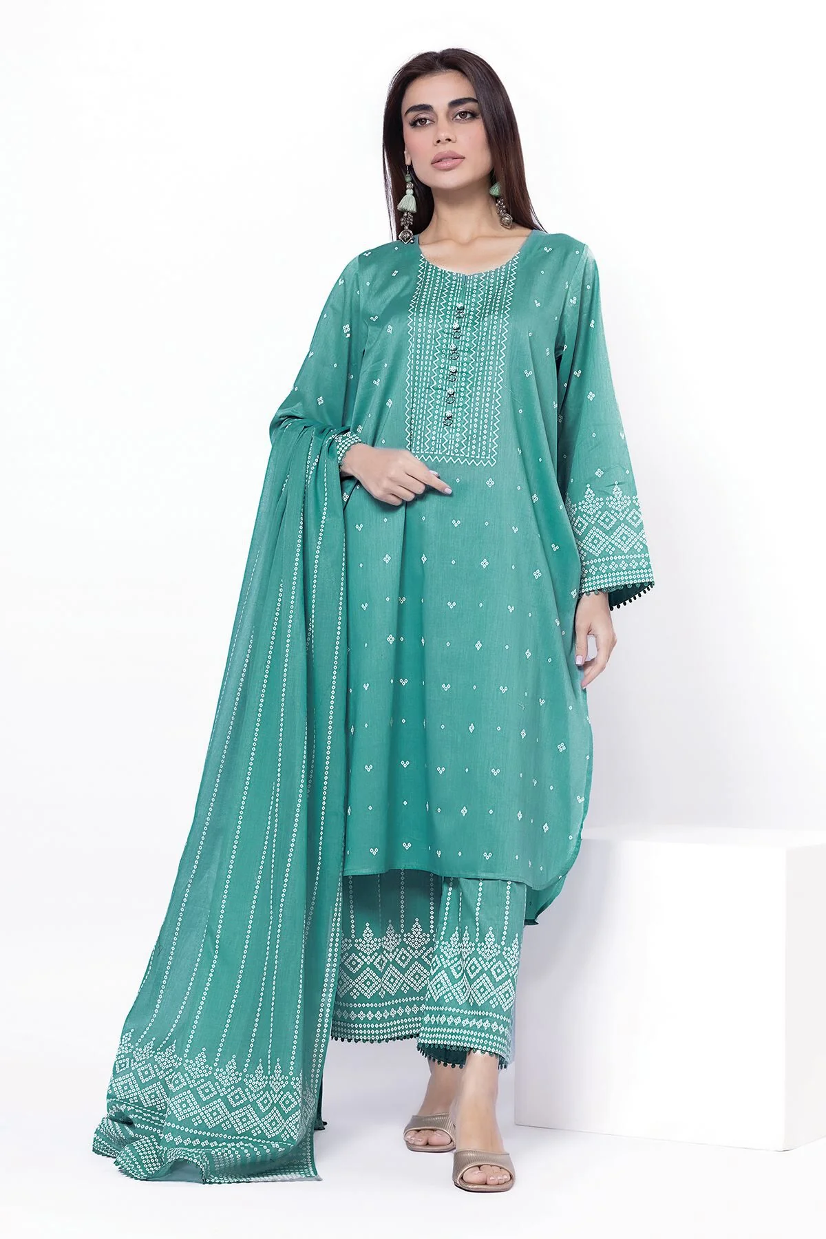 Khaadi SS261A-VG Spring Summer Lawn 2025
