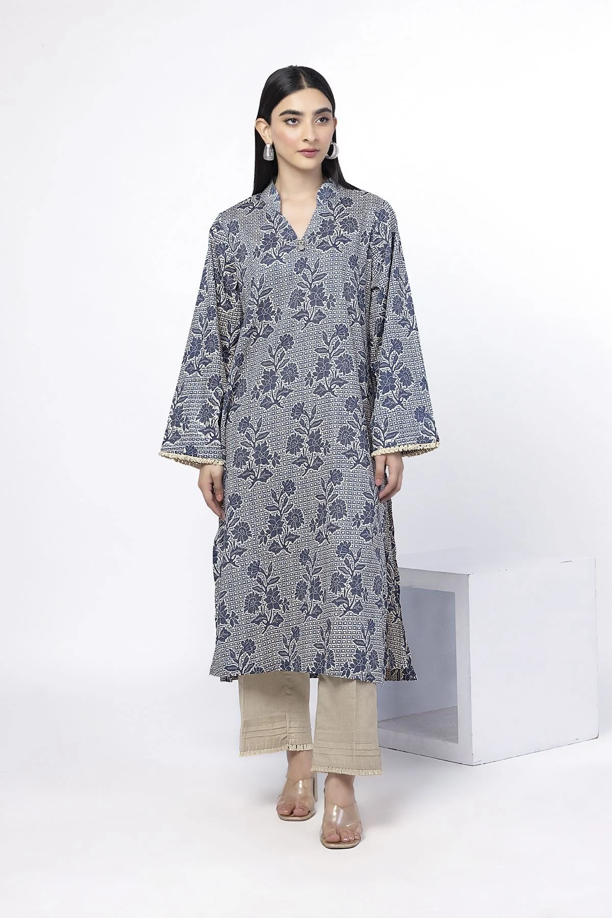 Khaadi SSY1145B-G Fabrics 2 Piece Top and Bottom 2025