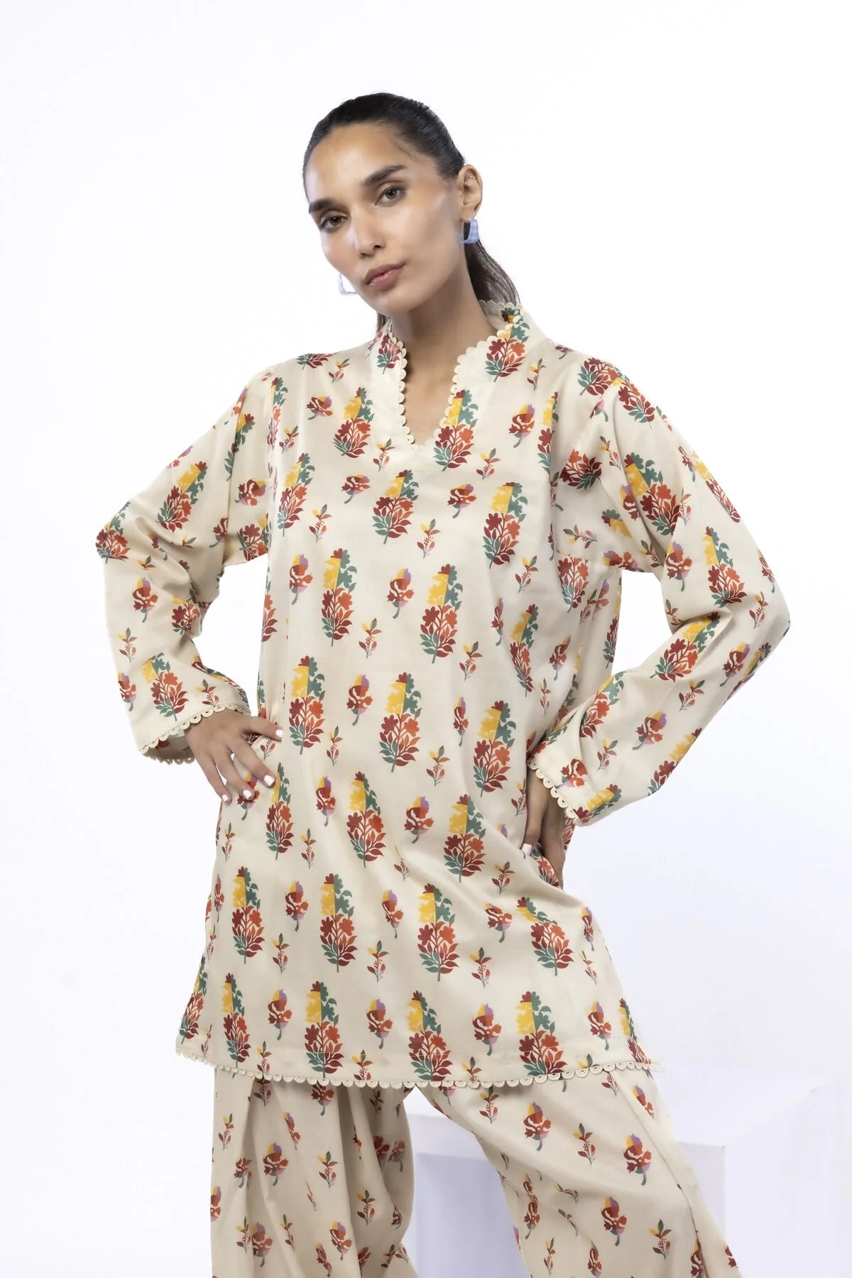 Khaadi SSY2503A Fabrics 2 Piece Top and Bottom 2025 - Image 2