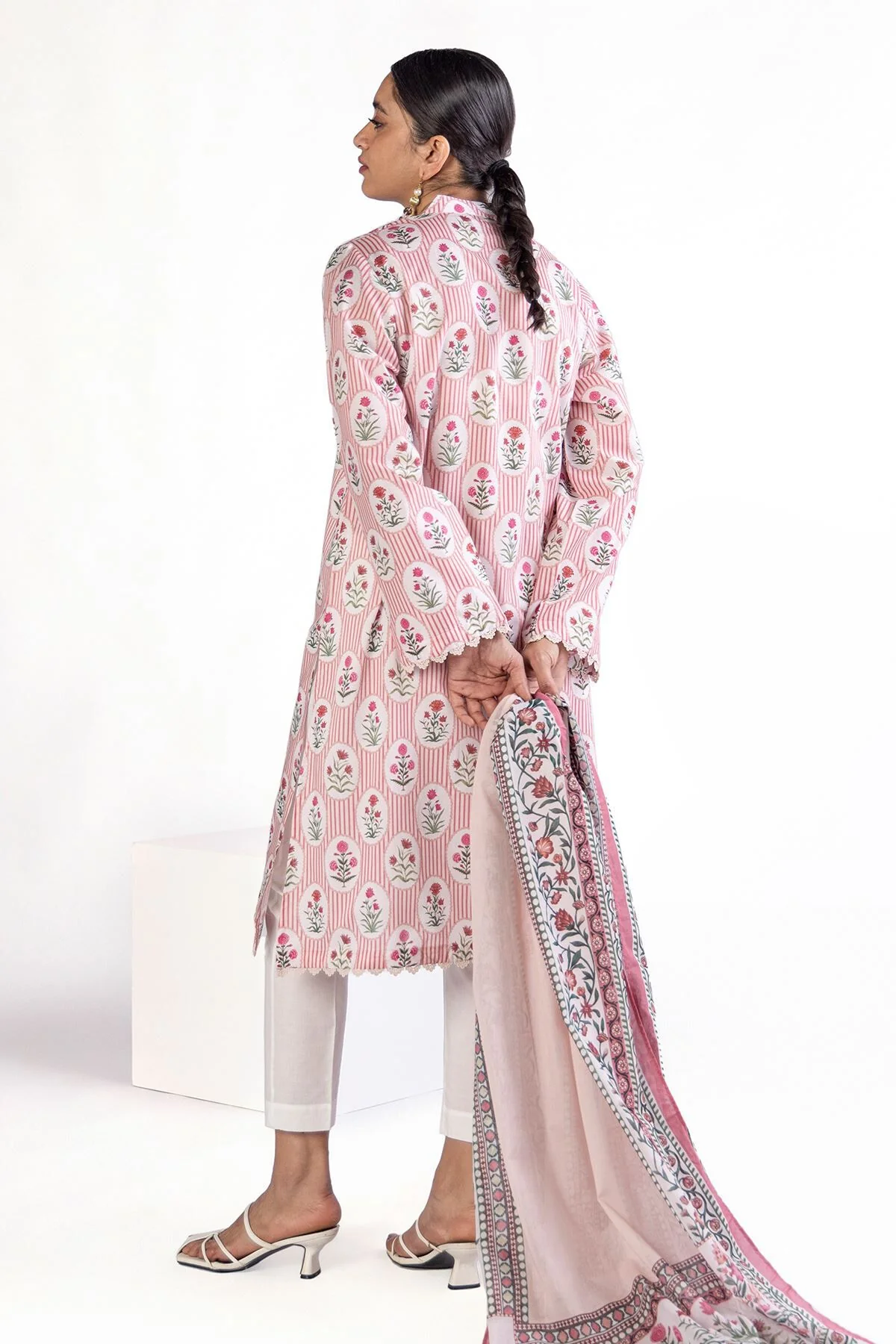 Khaadi SSZ125A Fabrics 2 Piece Top and Dupatta 2025