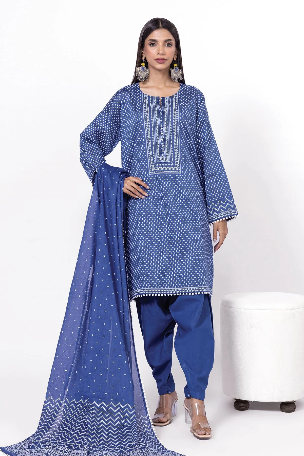 Khaadi SSZ262B-VG Spring Summer Lawn 2025