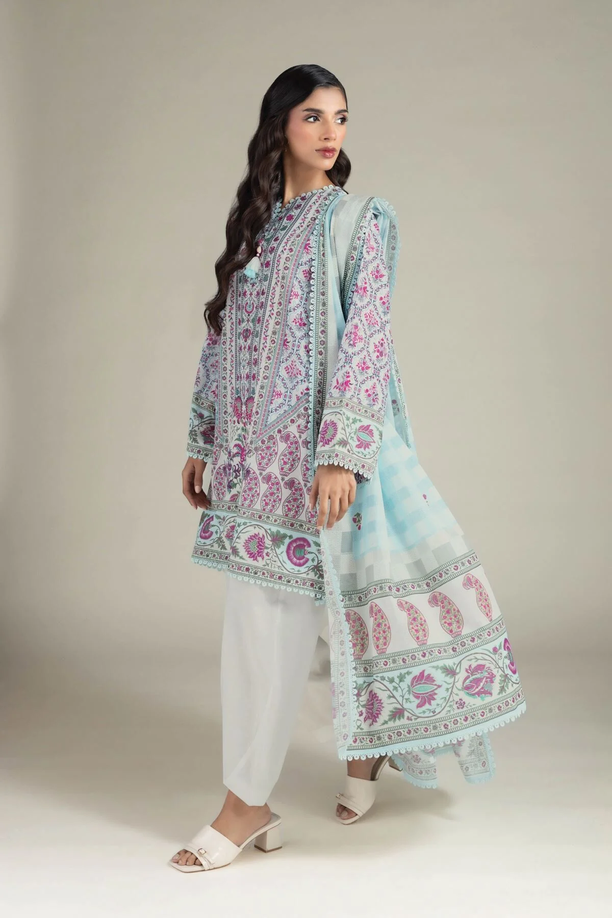 Khaadi T-A22-26-102FB1 3 Piece Spring Summer Collection 2026