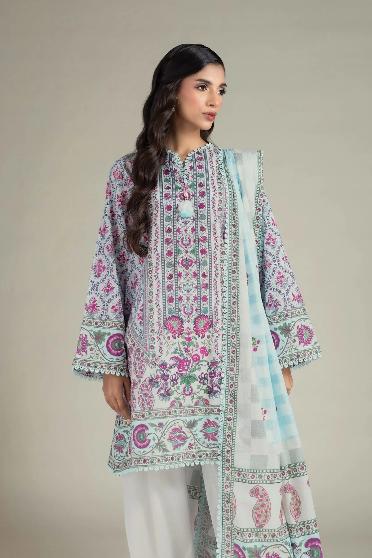 Khaadi T-A22-26-102FB1 3 Piece Spring Summer Collection 2026 - Image 2