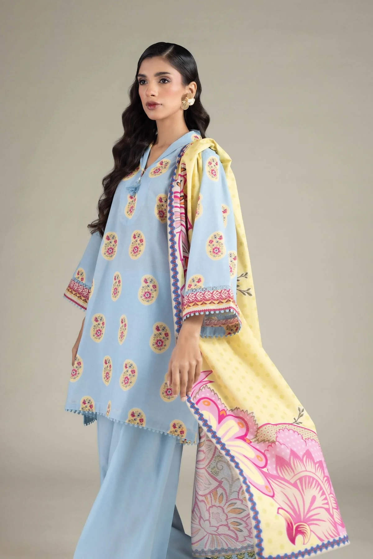 Khaadi T-A22-26-102FG1 3 Piece Spring Summer Collection 2026