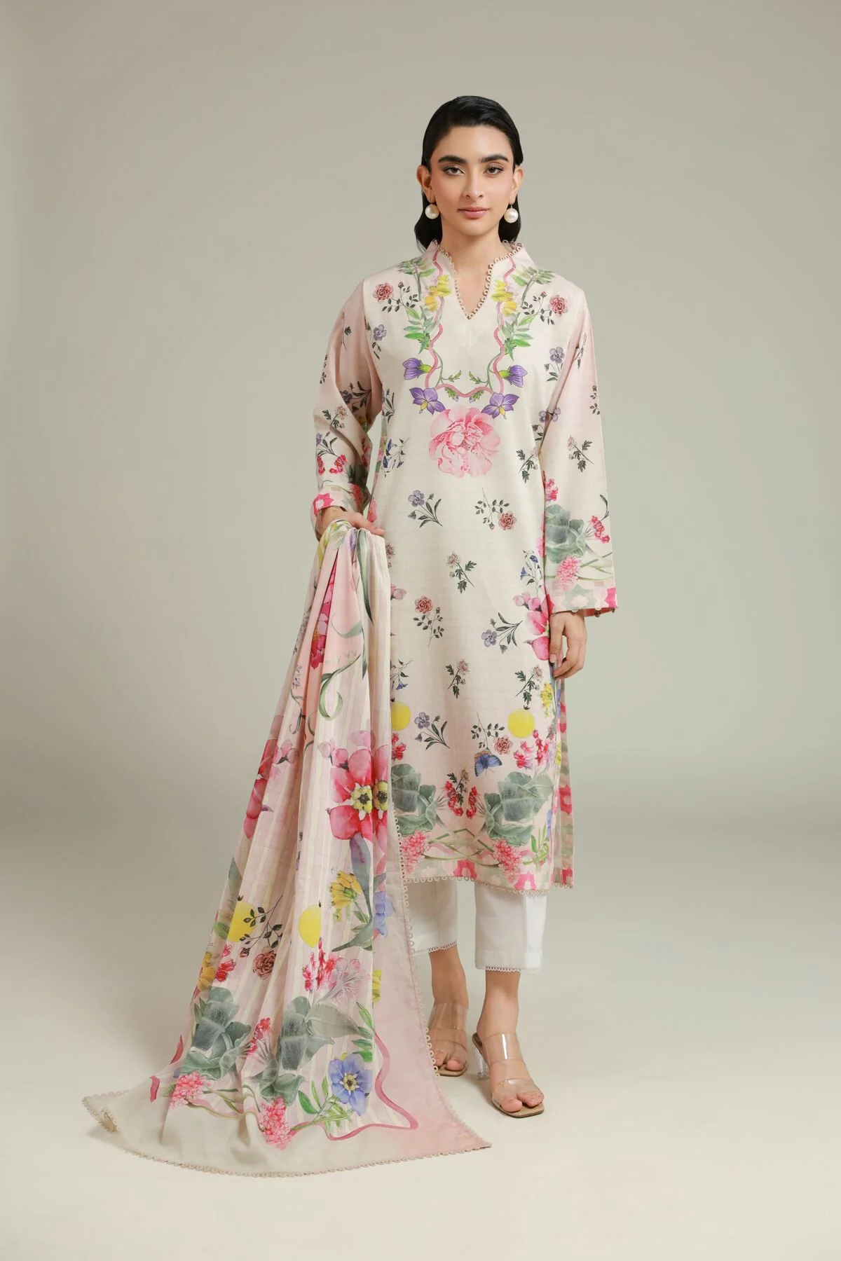 Khaadi T-A22-26-103FA1 3 Piece Spring Summer Collection 2026