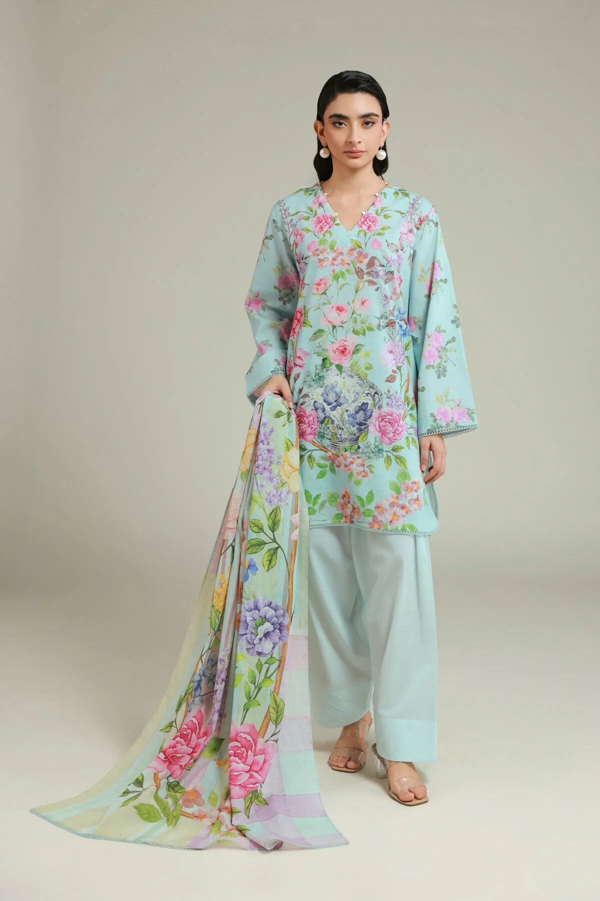 Khaadi T-A22-26-103FD2 3 Piece Spring Summer Collection 2026