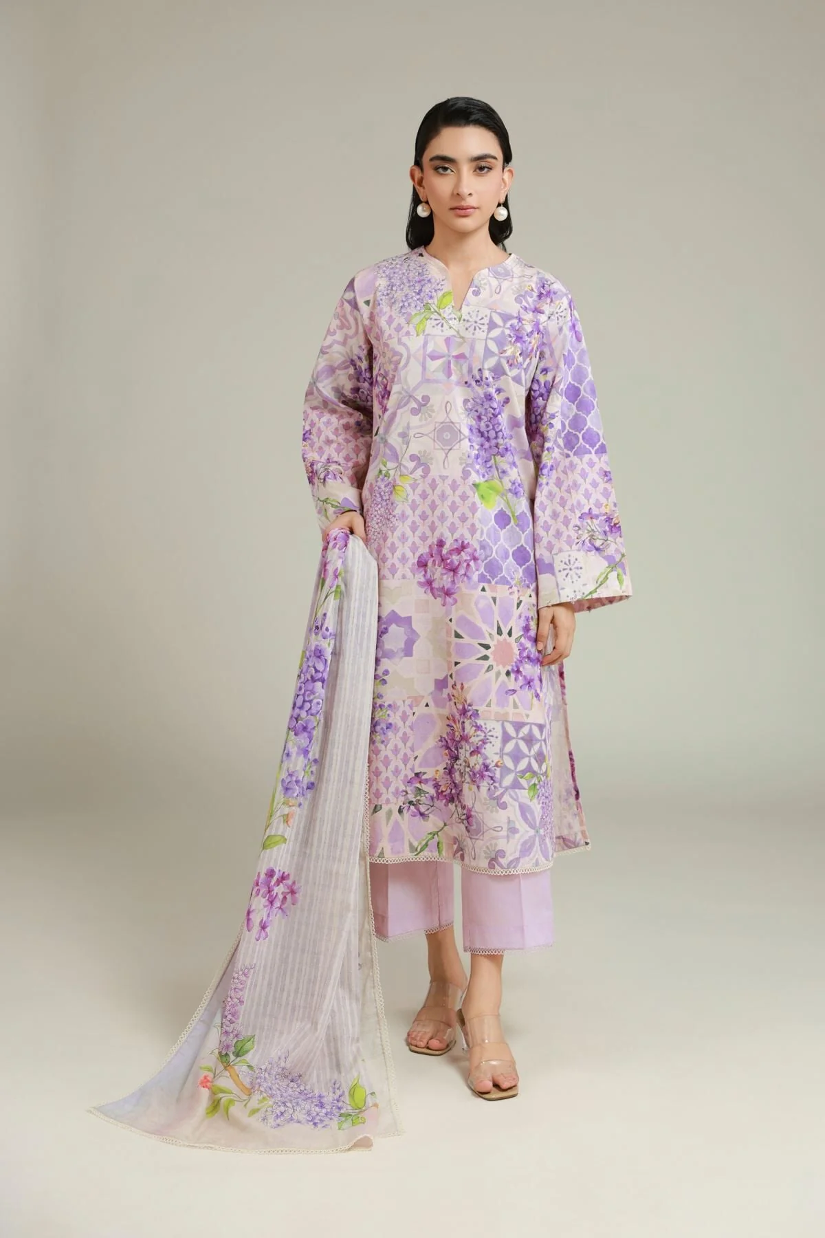Khaadi T-A22-26-103FJ1 3 Piece Spring Summer Collection 2026