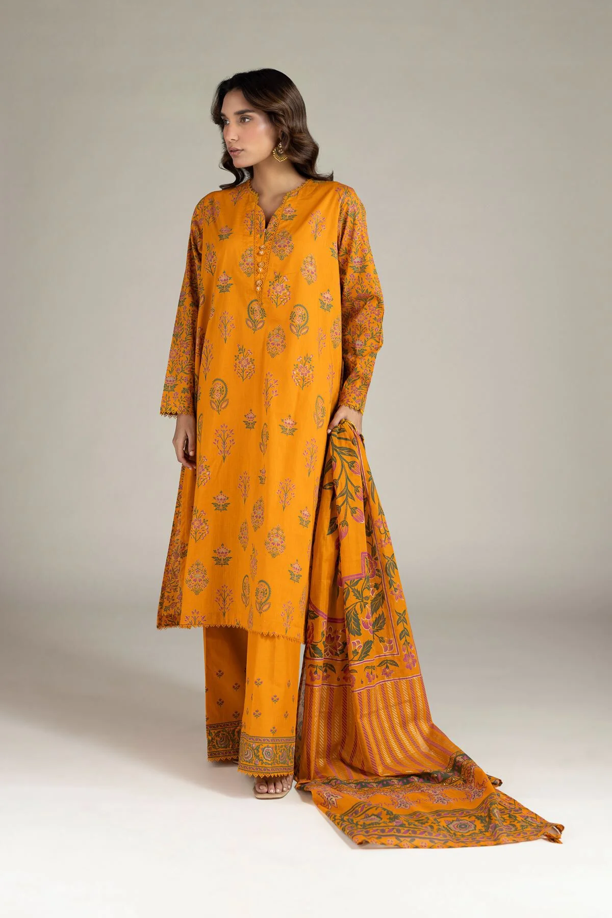 Khaadi T-A22-26-111FF1 3 Piece Spring Summer Collection 2026