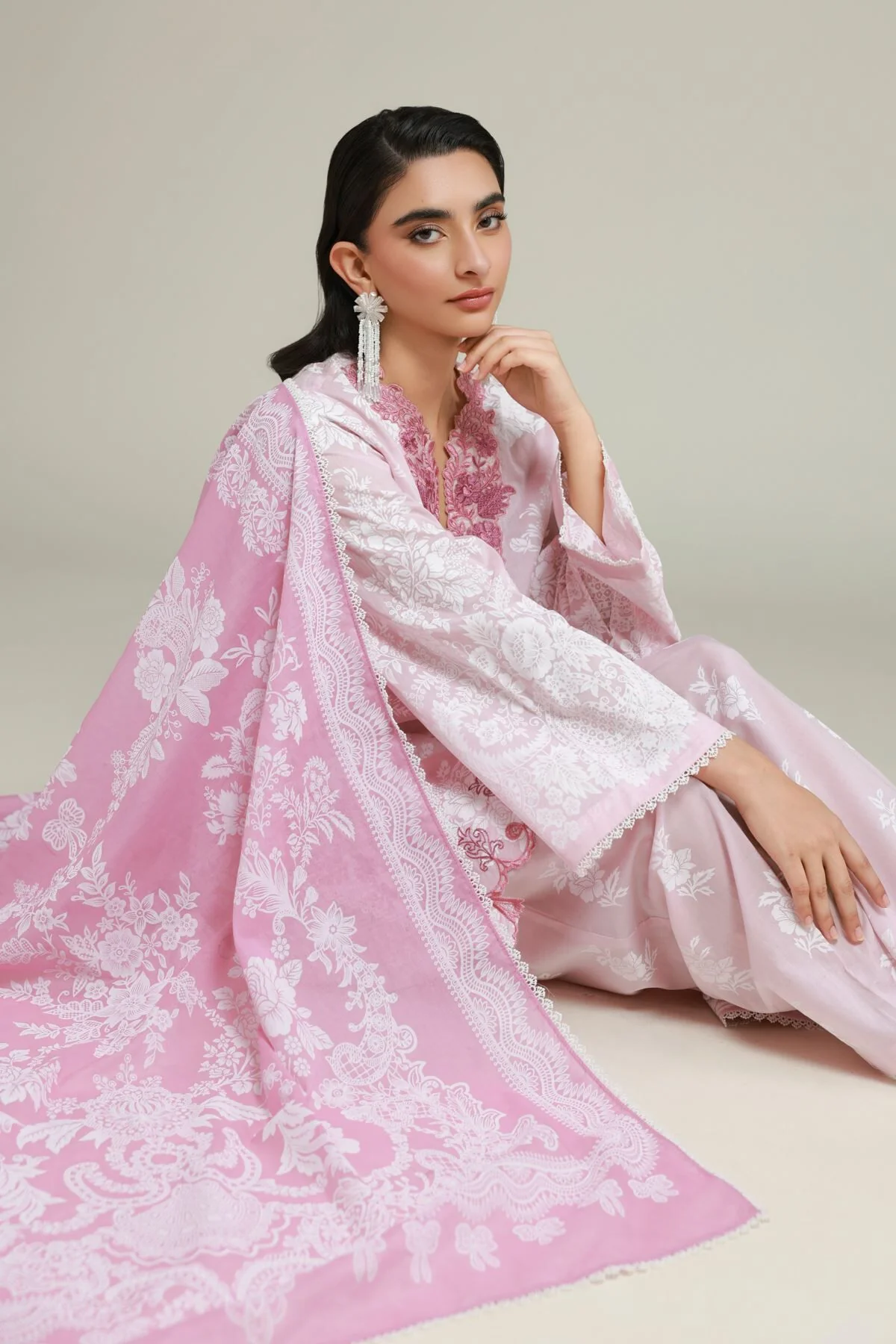 Khaadi T-A22-26-113FG1 3 Piece Spring Summer Collection 2026