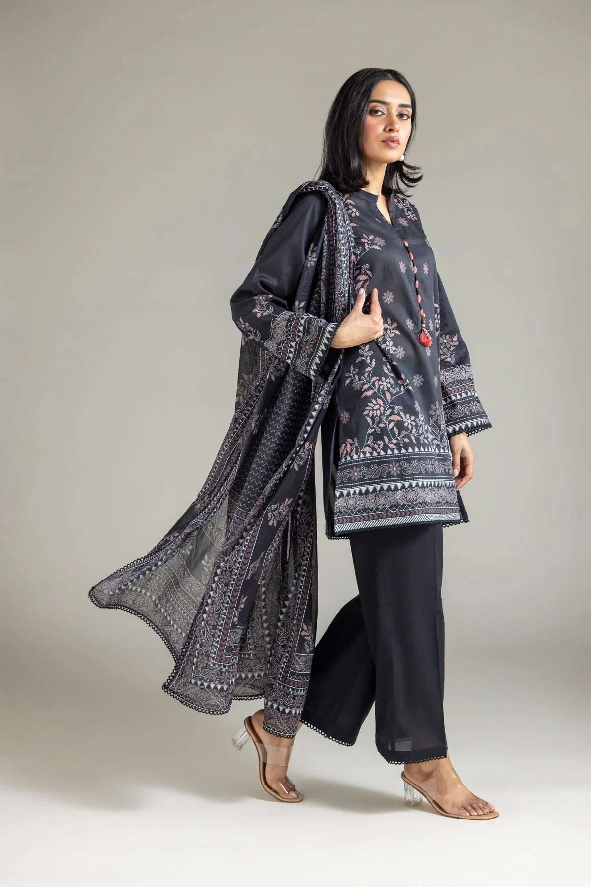 Khaadi T-A22-26-115FB1 3 Piece Spring Summer Collection 2026