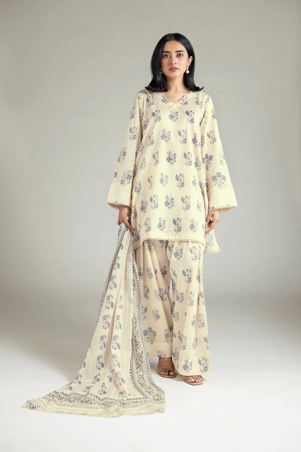 Khaadi T-A22-26-115FG1 3 Piece Spring Summer Collection 2026