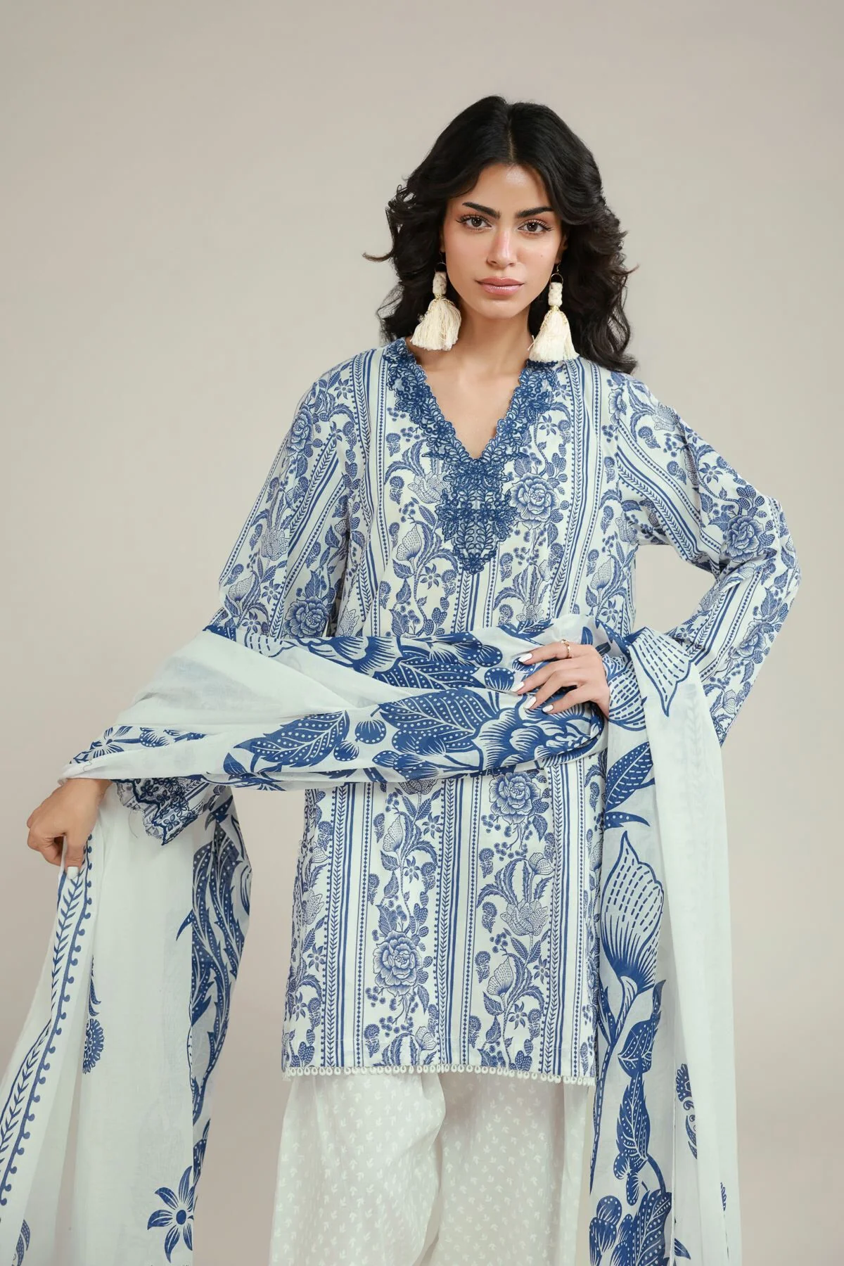 Khaadi T-A22-26-116FD1 3 Piece Spring Summer Collection 2026