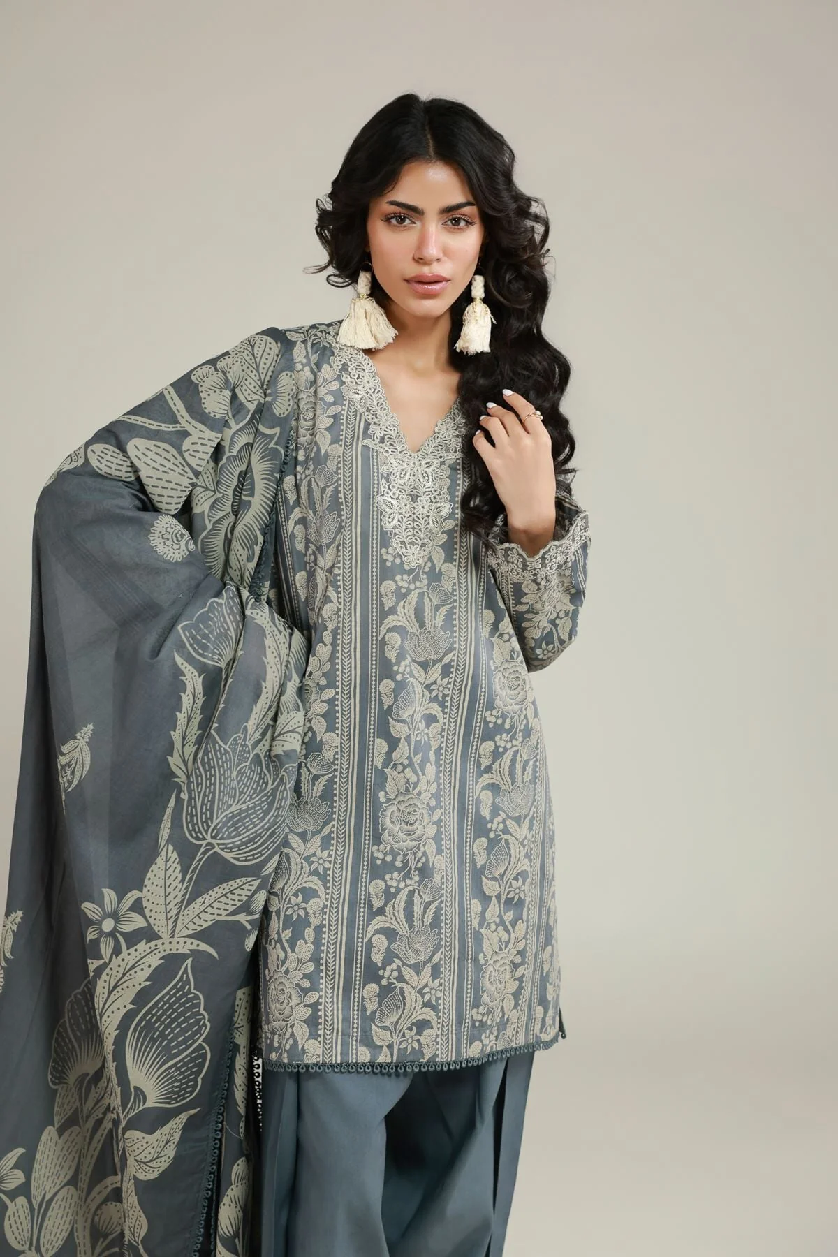 Khaadi T-A22-26-116FD2 3 Piece Spring Summer Collection 2026