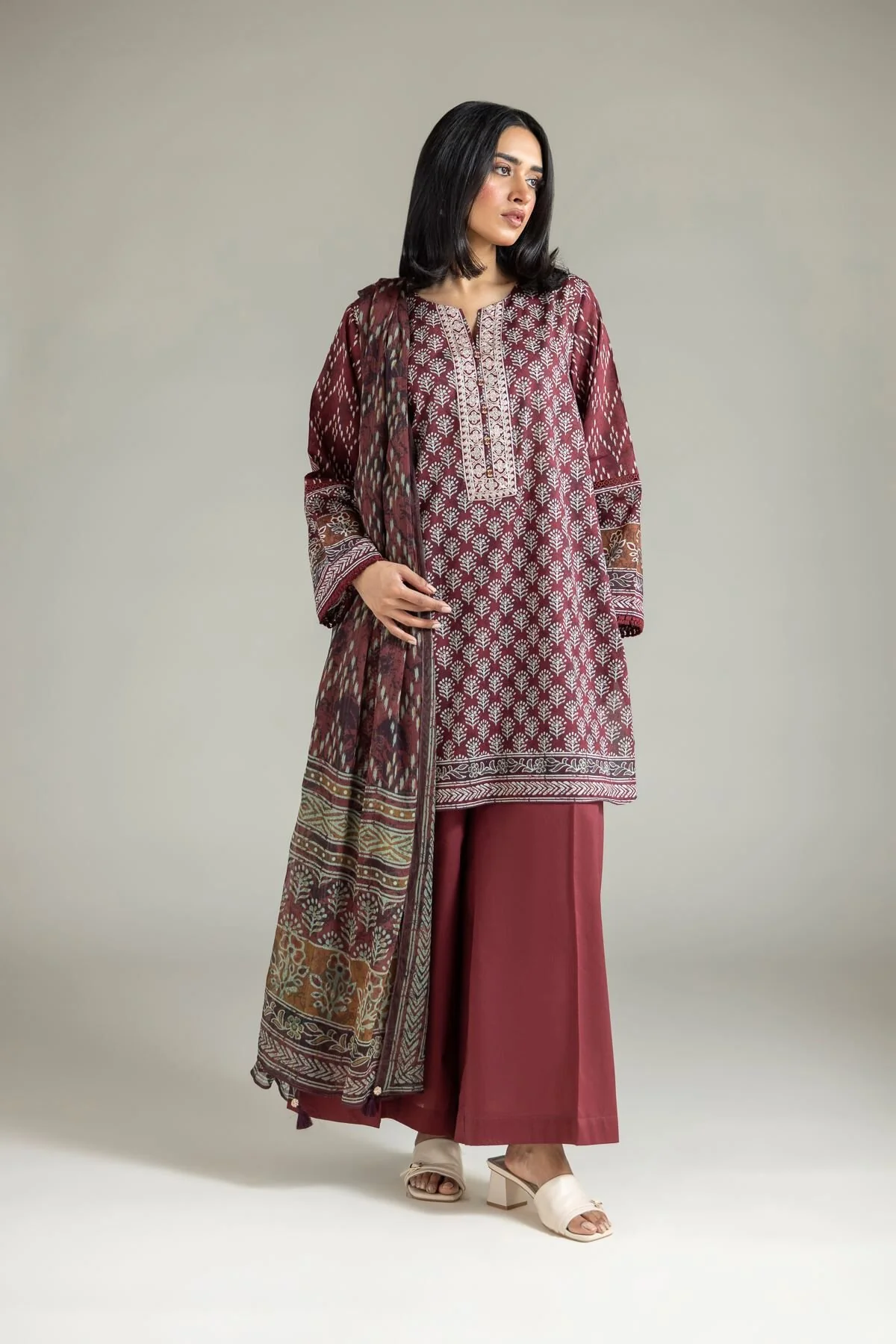 Khaadi T-A22-26-121FA2 3 Piece Spring Summer Collection 2026