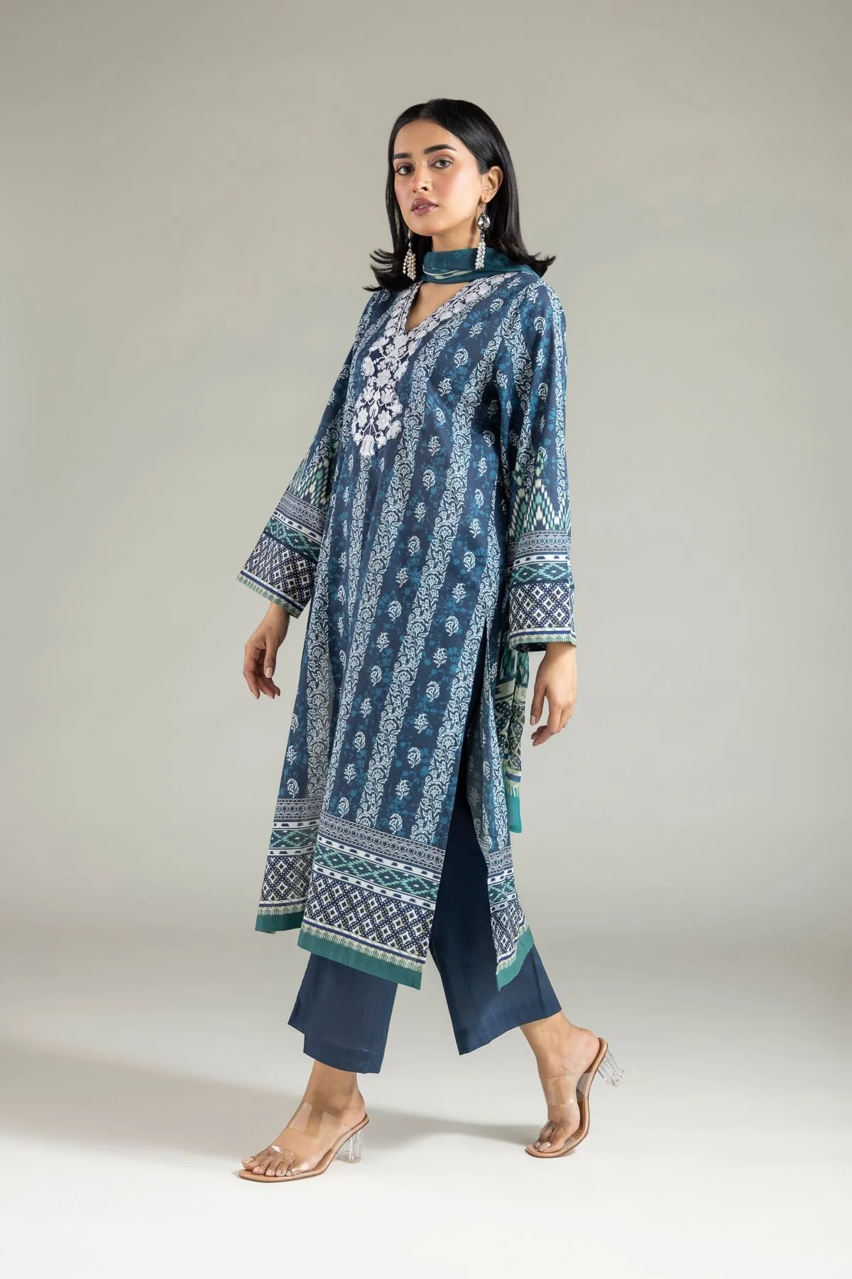 Khaadi T-A22-26-121FE1 3 Piece Spring Summer Collection 2026