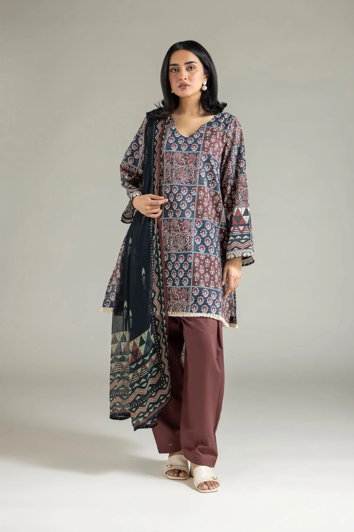 Khaadi T-A22-26-121FI1 3 Piece Spring Summer Collection 2026