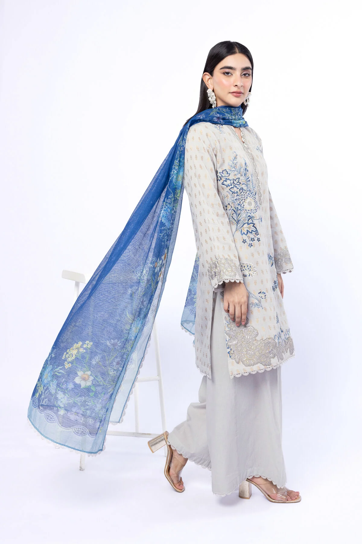 Khaadi T-A33-26-101FA-VG_MULTI Fabrics First Bloom 2026 - Image 2